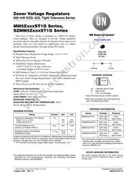 MM5Z12VST1G Datasheet Cover