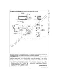 MM74C164N Datasheet Page 7