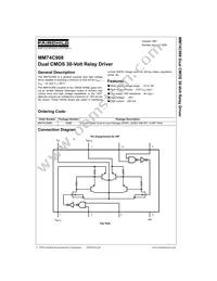 MM74C908N Datasheet Cover