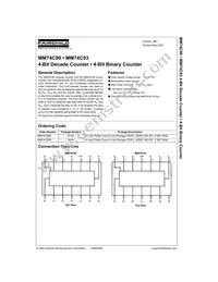 MM74C90N Datasheet Cover