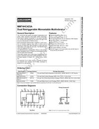 MM74HC423AN Datasheet Cover