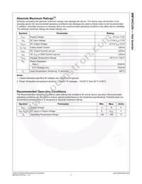 MM74HCU04N Datasheet Page 4