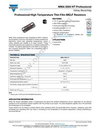 MMA0204TC1003FB300 Datasheet Cover