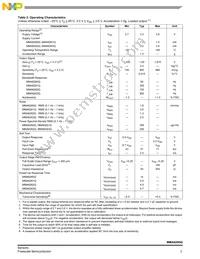 MMA6263QR2 Datasheet Page 3