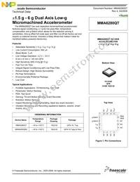 MMA6280QT Datasheet Cover