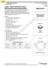 MMA7261QT Datasheet Cover