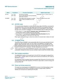 MMA8491QT Datasheet Page 12