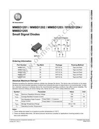 MMBD1205_D87Z Datasheet Cover