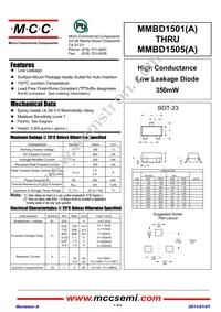 MMBD1504-TP Datasheet Page 2