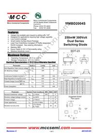 MMBD2004S-TP Datasheet Cover