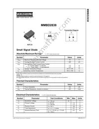 MMBD2838 Datasheet Page 2