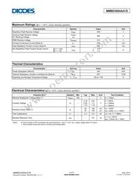 MMBD3004S-7 Datasheet Page 2