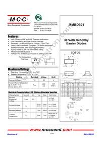 MMBD301-TP Datasheet Cover