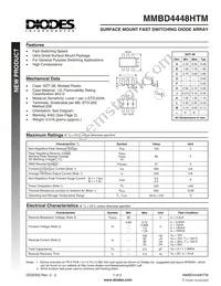 MMBD4448HTM-7 Datasheet Cover