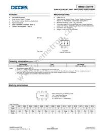 MMBD4448HTM-7-F Datasheet Cover