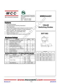 MMBD4448V-TP Datasheet Cover