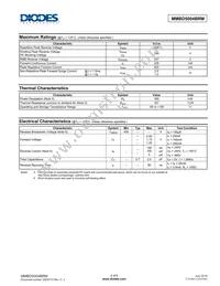 MMBD5004BRM-7 Datasheet Page 2