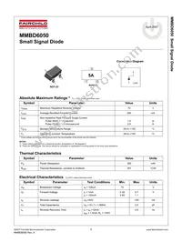 MMBD6050 Datasheet Page 2