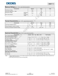 MMBF170-7 Datasheet Page 2