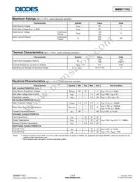 MMBF170Q-13-F Datasheet Page 2