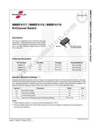 MMBF4117 Datasheet Page 2