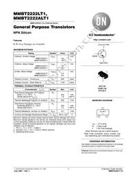 MMBT2222ATT3G Datasheet Cover