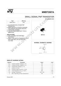 MMBT2907A Cover
