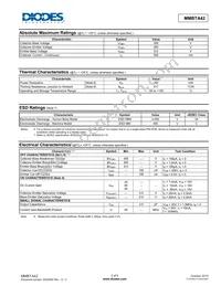 MMBTA42-7 Datasheet Page 2