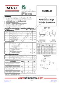 MMBTA42-TP Datasheet Cover