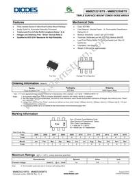 MMBZ5252BTS-7-F Datasheet Cover