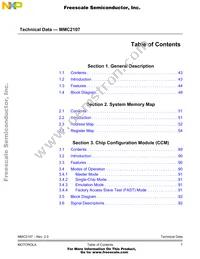 MMC2107CFCAF33 Datasheet Page 7