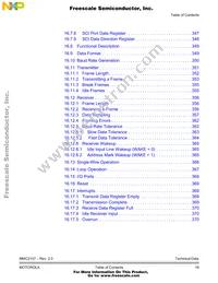 MMC2107CFCAF33 Datasheet Page 19