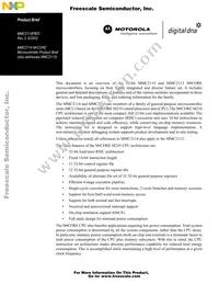 MMC2114CFCVM33 Datasheet Cover