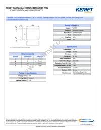 MMC7.3105K50K37TR12 Datasheet Cover