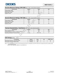 MMDT3946FL3-7 Datasheet Page 2