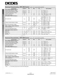MMDT3946LP4-7 Datasheet Page 2