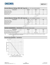 MMDT4413-7 Datasheet Page 2