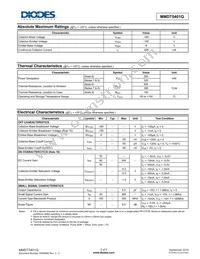 MMDT5401Q-7-F Datasheet Page 2