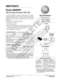 MMFT2406T1 Datasheet Cover