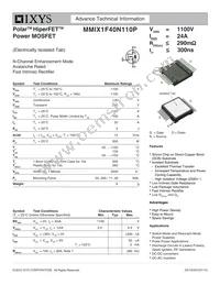 MMIX1F40N110P Cover