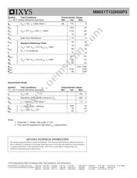 MMIX1T132N50P3 Datasheet Page 2