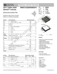 MMIX1X200N60B3H1 Datasheet Cover