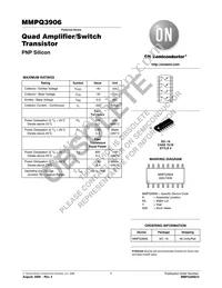 MMPQ3906 Datasheet Cover