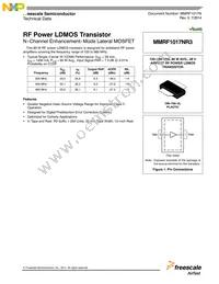 MMRF1017NR3 Datasheet Cover