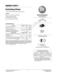 MMSD71RKT1G Datasheet Cover