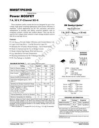 MMSF7P03HDR2G Datasheet Cover