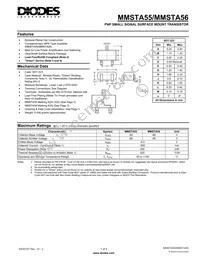 MMSTA55-7-F Datasheet Cover
