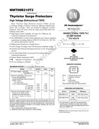 MMT08B310T3G Datasheet Cover