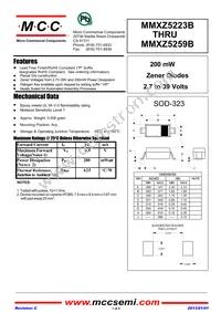 MMXZ5241B-TP Datasheet Cover