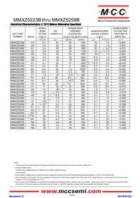 MMXZ5241B-TP Datasheet Page 2